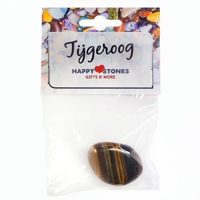 Happy Stones Ojo de Tigre, 2 unidades
