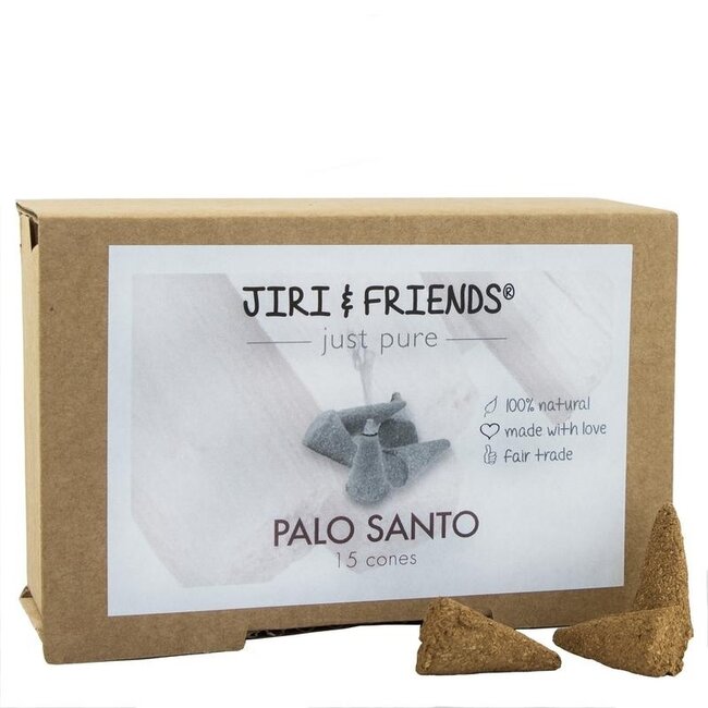 Kadzidełka stożkowe Jiri & Friends Palo Santo, 15 sztuk