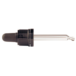 Helios Holland Pipette Glas Schwarz 20ml 10 Stück
