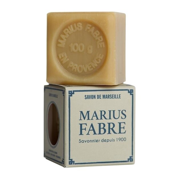 Sapone di Marsiglia Marius Fabre in scatola bianco 100 Grammi