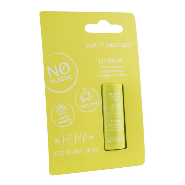 Beauty Made Easy Balsam do ust w tubce papierowej konopny 6 Gram