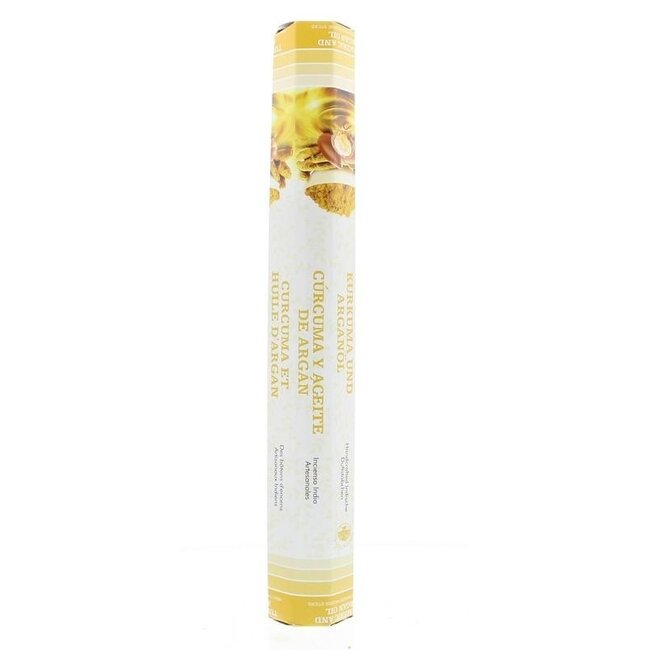 Green Tree Encens Curcuma Huile d'Argan 20 Bâtonnets