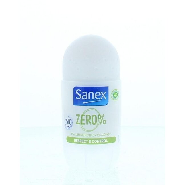 Sanex Déodorant roll-on zero % respect & control 50 ml