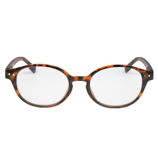 Occhiali da lettura IBD opachi Havana rotondi +2.50 (1 Pezzo)