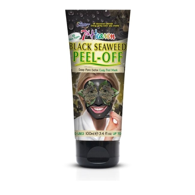 Mascarilla facial peel-off de alga negra Montagne 7th Heaven 100 gramos
