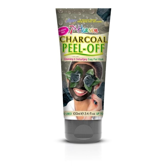Maschera viso peel-off al carbone Montagne 7th Heaven 100 Millilitri