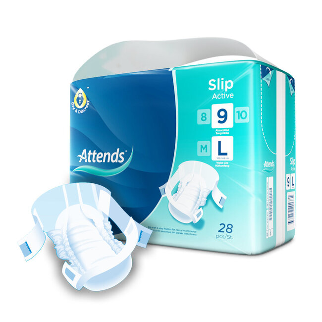 Attends Slip active 9 Größe L 28 Stück