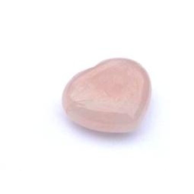 Ruben Robijn Gemstone Heart rose quartz 1 Piece