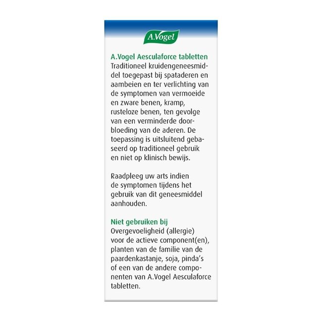 Aesculaforce 30 comprimidos