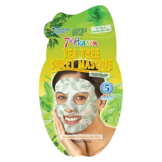 7th Heaven mascarilla facial de tejido tea tree 16 gramos
