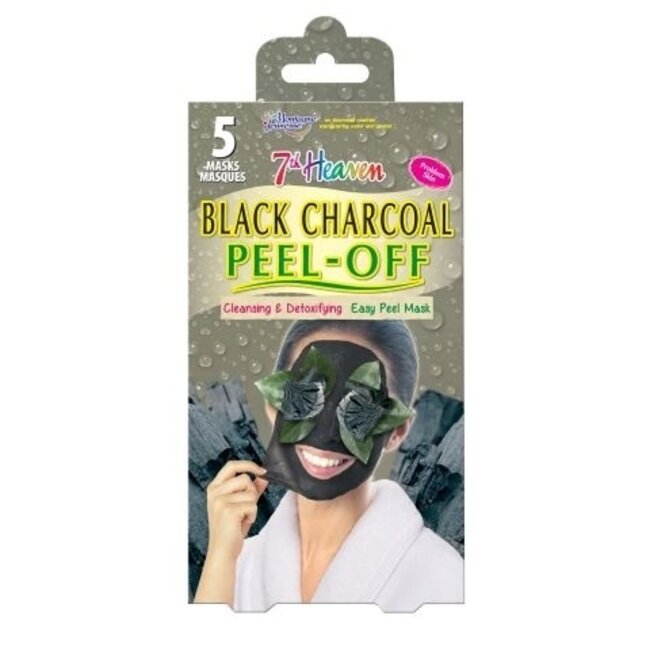 Montagne 7th Heaven mascarilla peel-off de carbón negro multipack 5 unidades