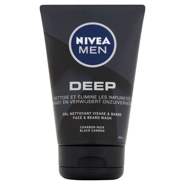 Nivea Men Deep Black żel do mycia twarzy 100 mililitrów