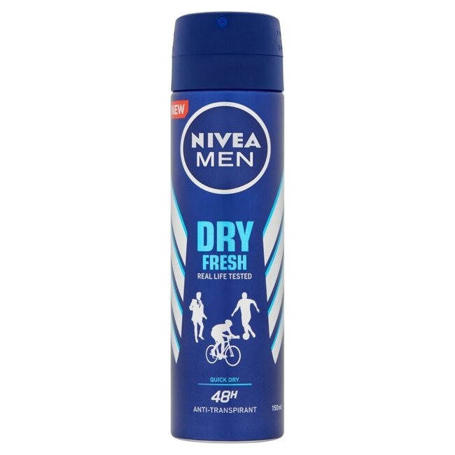 Men deodorant dry fresh spray 150 Millilitres