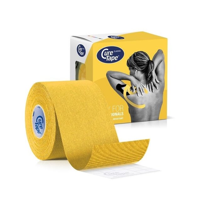 Cure Tape Kinesiotape jaune 5cm x 5m 1 Pièce