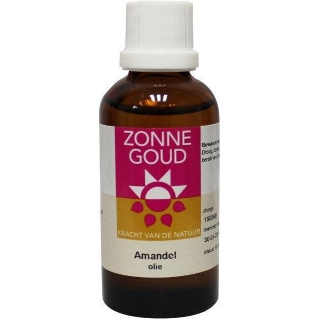 Zonnegoud Amandelolie zoet 50 Milliliter
