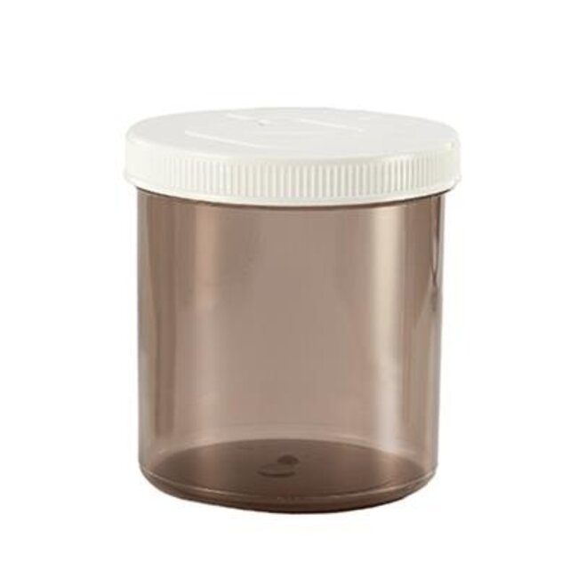 Spruyt Hillen Tablettenflasche 250 ml shadow mit Deckel 24 Stück