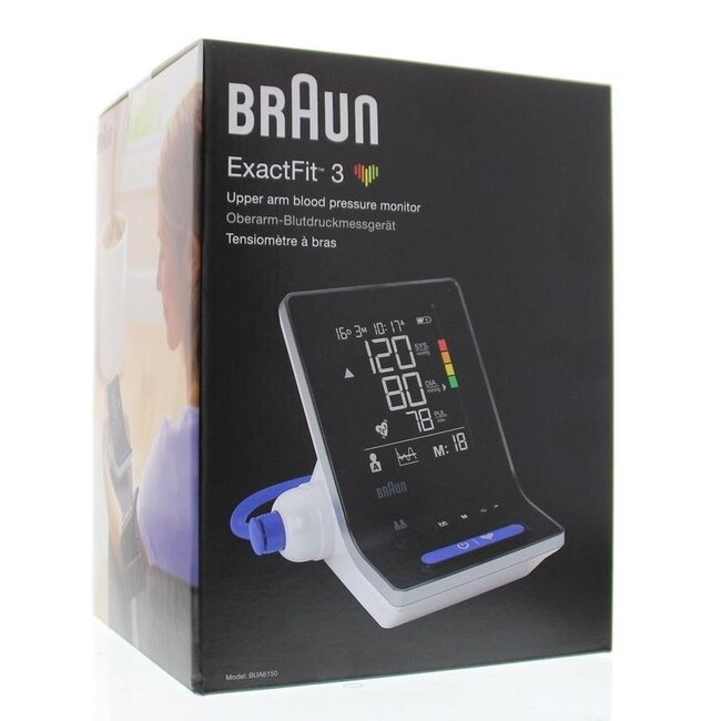 Braun ExactFit 3 Upper Arm Blood Pressure Monitor, 1 Piece