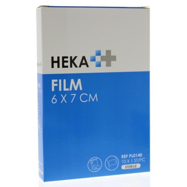Hekafilm Wundfolie 6 × 7 cm 10 Stück
