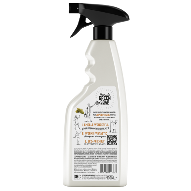 Spray nettoyant multi-usages bois de santal et cardamome 500 ml
