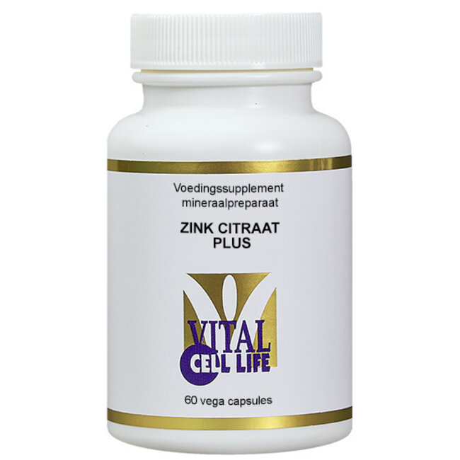 Vital Cell Life Cytrynian Cynku plus 60 Kapsułek