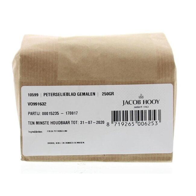 Jacob Hooy Foglie di Prezzemolo Macinate 250 Grammi