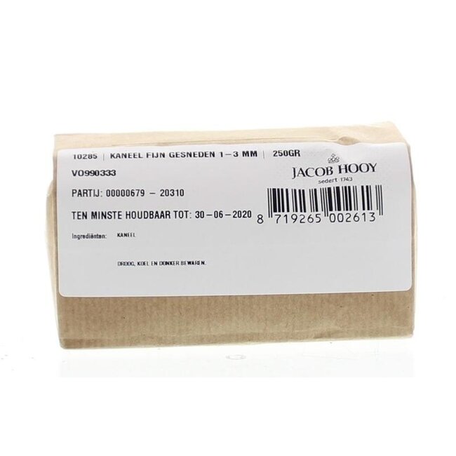 Jacob Hooy Cinnamon finely cut 250 Gram
