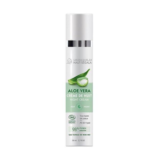Crème de nuit à l'aloe vera Haut Ségala 50 ml