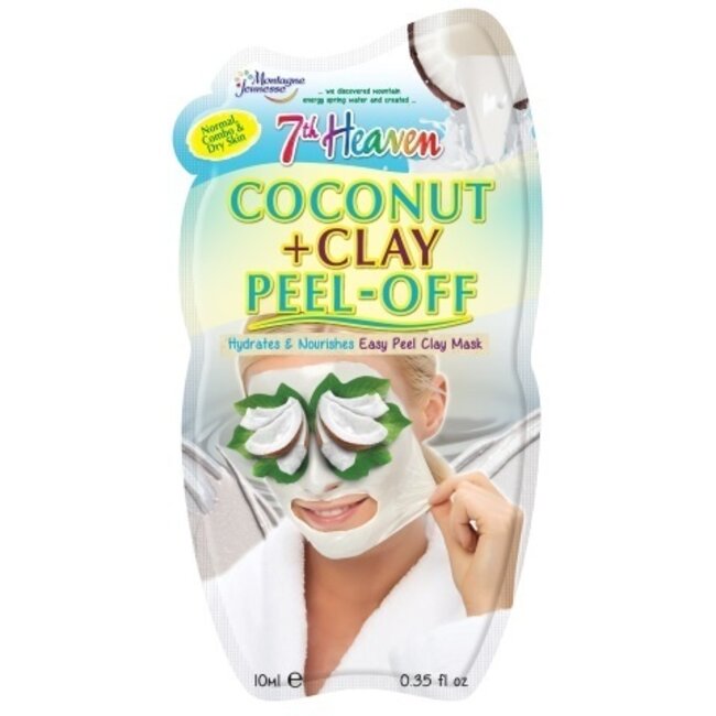 7th Heaven face mask coconut & clay peel off 10 Milliliter