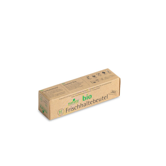 Biomat Natura Kompost-Frühstücksbeutel 4 Liter 25 Stück