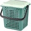 Kosz na odpady Biomat Airbox 26x19.8x25.6 z otworami, 1 sztuka