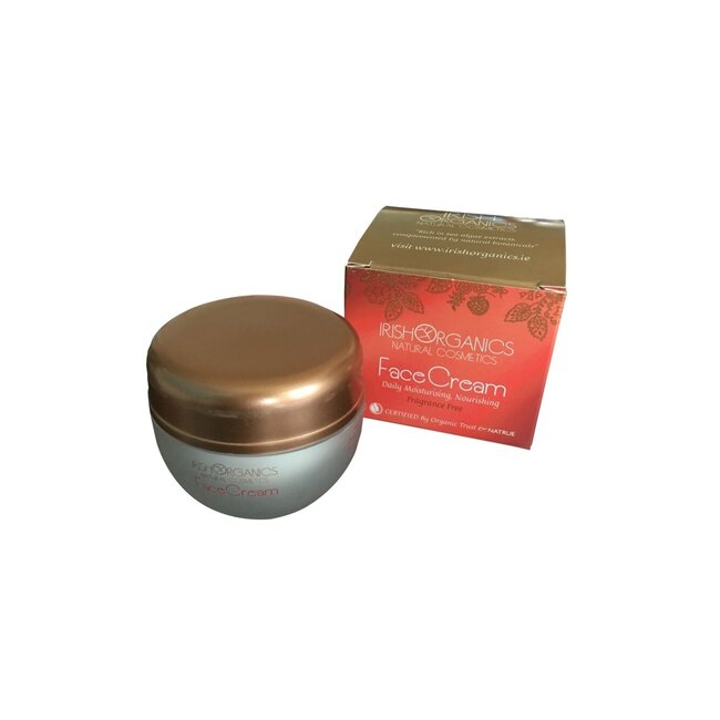 Irish Organics Gezichtcreme zeewier parfumvrij bio 50 Milliliter