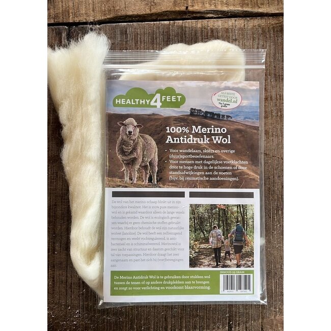 Healthy4Feet Wełna Merino 100% Antyuciskowa (Na Odciski/Pęcherze) 30 g (25 + 5 g)