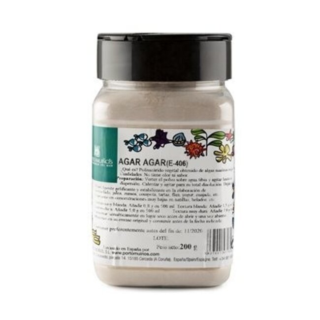 Porto Muiños Agar-agar en polvo bio 200 g