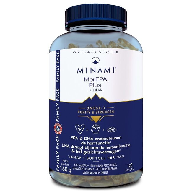 Minami MorEPA plus 120 cápsulas blandas