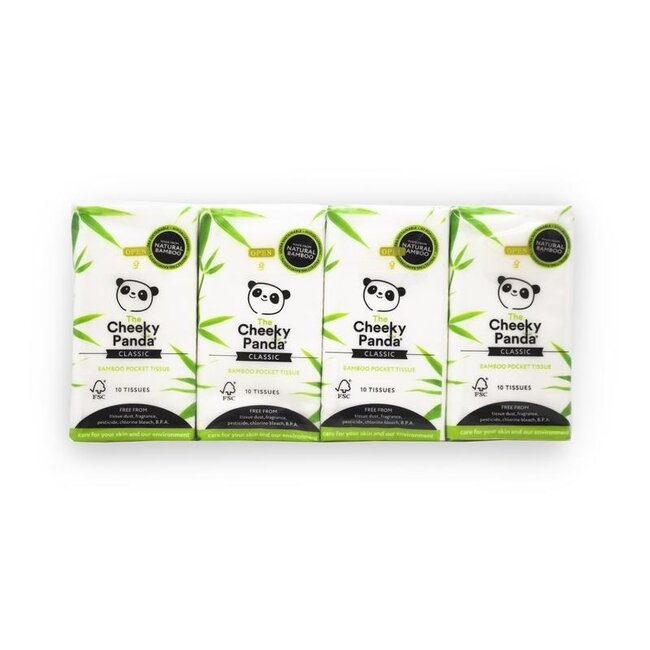 Chusteczki bambusowe The Cheeky Panda 8 x 10 szt. (Zestaw 8 opakowań)