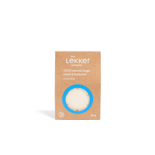 Jabón corporal natural Lekker Company Coco-Nuts 65 g