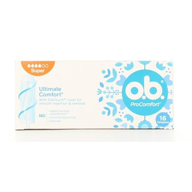 Tampones o.b. ProComfort Super 16 unidades