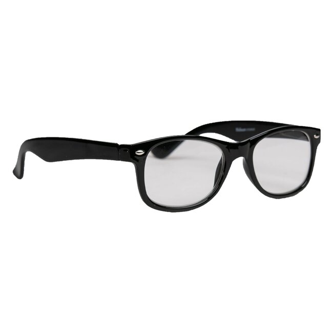 Leesbril wayfarer glans zwart +3.00 1 Stuks
