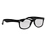 Leesbril wayfarer glans zwart +3.00 1 Stuks