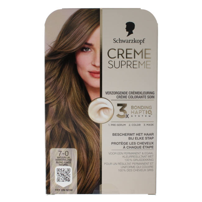 Creme supreme 7-0 Ciemny blond 1 sztuka