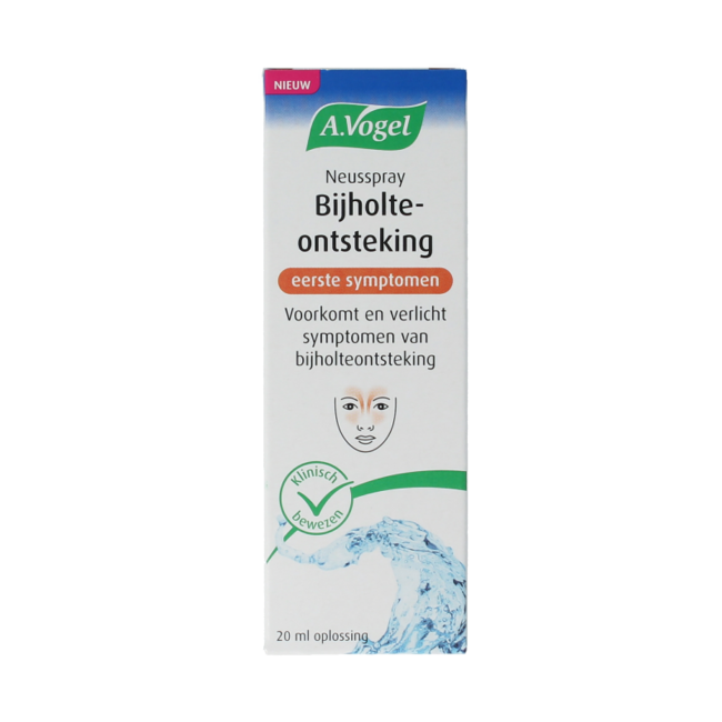 Spray nasal para senos nasales, primeros síntomas, 20 ml