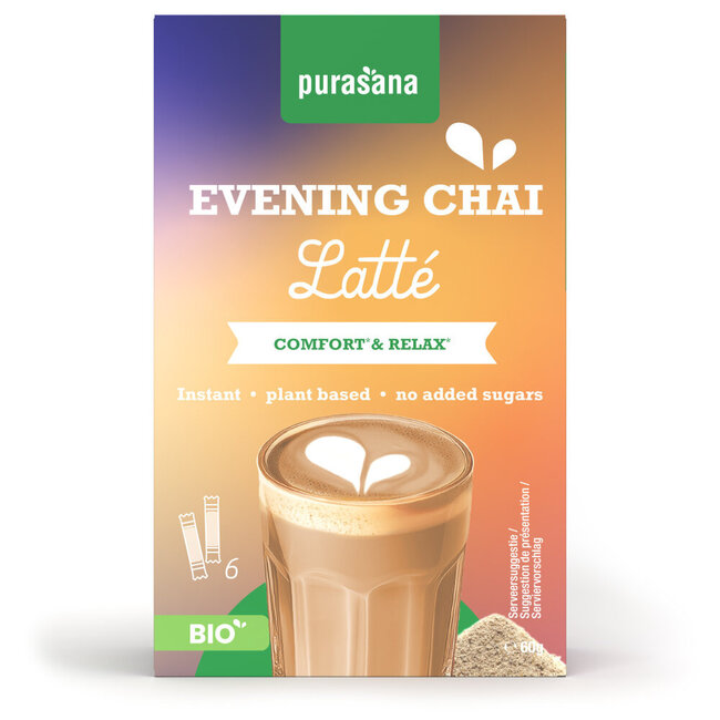 Instant evening chai latte 6x10g bio 60 Gram