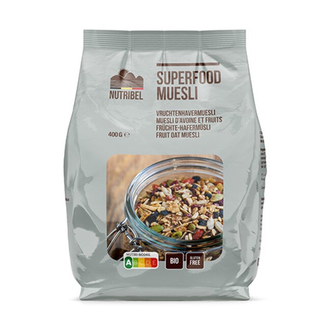 Havermuesli superfoods glutenvrij bio 400 Gram