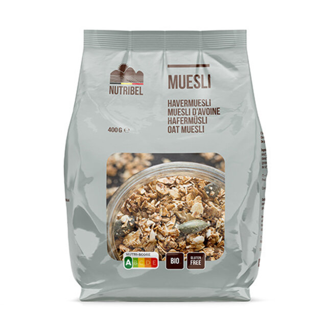 Hafermüsli glutenfrei Bio 400 Gramm