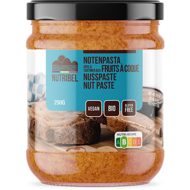 Pâte de noix mélangées bio 250 grammes