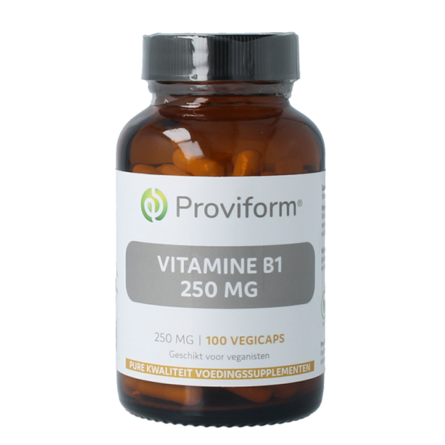 Vitamina B1 tiamina 250 mg 100 cápsulas vegetales
