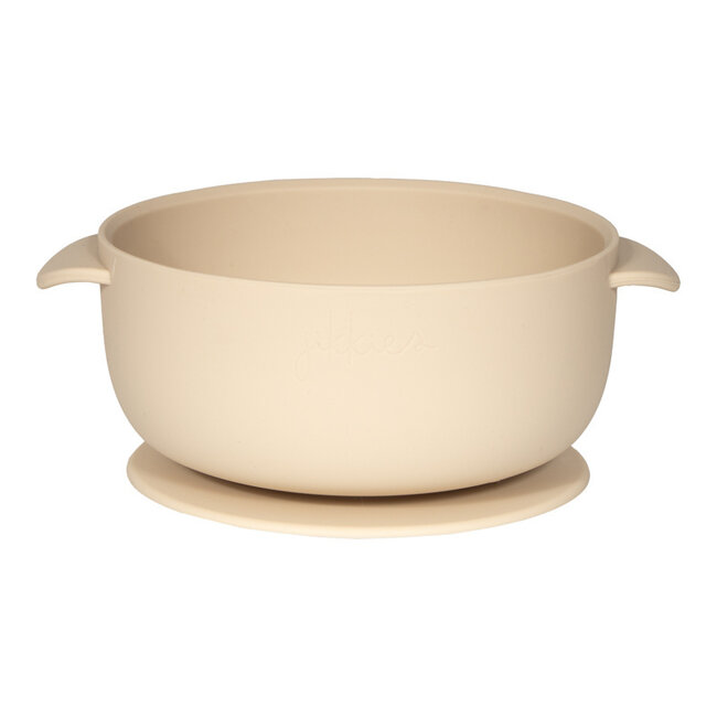 Bol en silicone beige 1 Pièce