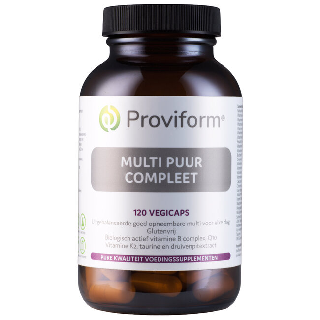 Multi puur compleet 120 gélules végétariennes