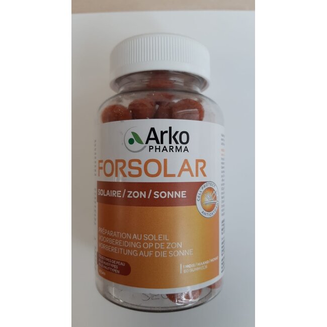 Forsolar gummies solares 60 unidades