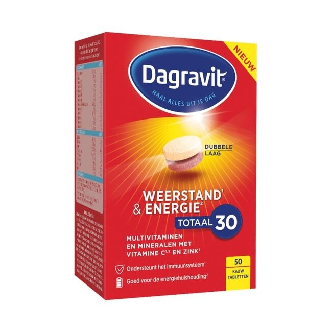 Totaal 30 difese & energia 50 Compresse